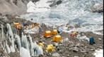 Everest Base Camp and training climbers