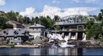 Muskoka River Lower Falls, Bracebridge, Ontario