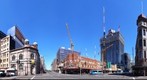 View of Interesection of  Broadway and Harris Streets. 
