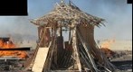 Greg Junell's Temple, ready to burn