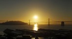 Sunrise over the Bay Bridge