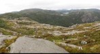 výhľad cestou na Preikestolen