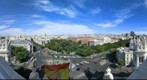 Vistas panorámicas de Madrid desde la azotea del Palacio de Comunicaciones de la Plaza de Cibeles (Madrid)