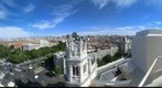 Vistas panorámicas de Madrid desde la azotea del Palacio de Comunicaciones de la Plaza de Cibeles (Madrid)