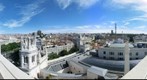 Vistas panorámicas de Madrid desde la azotea del Palacio de Comunicaciones de la Plaza de Cibeles (Madrid)