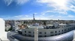 Vistas panorámicas de Madrid desde la azotea del Palacio de Comunicaciones de la Plaza de Cibeles (Madrid)