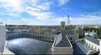 Vistas panorámicas de Madrid desde la azotea del Palacio de Comunicaciones de la Plaza de Cibeles (Madrid)