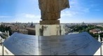 Vistas panoramicas de Madrid desde la cupula de la Catedral de la Almudena. Madrid