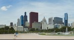 Chicago Cityscape Panorama from Buckingham Fountain - 1