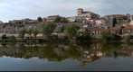 Zamora (España) desde el puente de piedra