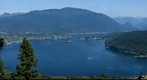 Deep Cove and Indian Arm seen from Burnaby Mountain