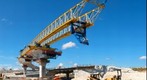 Bridge 11 of the SR-826/SR-836 Interchange Project, being assembled with a Launching Gantry (affectionately called "Smooth Operator")