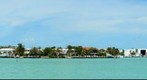 Yacht Harbour in Marathon, Florida in the summertime 2012, as seen from Key Collony Beach