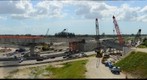 SR-826/SR-836 Interchange Project Showing Partial Completion of Bridge #12 and Bridge #15 at Noon of October 16, 2012