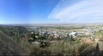 Vistas panorámicas de Madrid y del aeropuerto de Barajas desde Peña del Cuervo