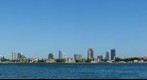 Fisher Island, just south of Miami Beach as seen from Virginia Key