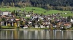 Lungern ueber dem Lungerer See, Schweiz