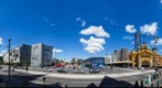 Federation Square and Flinders Street Station, Melbourne Australia, Feb 26, 2012