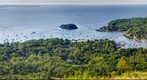 Panorama of Camden Harbor, Maine