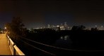 Houston Night Skyline Jensen St Bridge 11-28-12