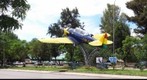 Aircraft displayed on Ruta 1, Tarija, Bolivia