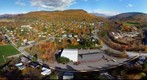 Bird's eye view of Bristol, Vermont
