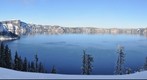 Crater Lake OR Winter Crater Rim Pan