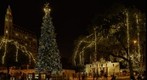 San Antonio Alamo Plaza at Christmas Time