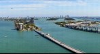 Biscayne Bay and Miami Beach from the Marriott Hotel next to the Venetian Causeway