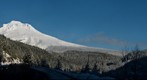 Winter Sun on Mount Hood