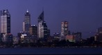 Perth City By Sunset