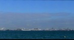 Panoramic View of Brickell Ave., Downtown Miami, Claughton Island, Dodge Island/Port of Miami & Key Biscayne Marina