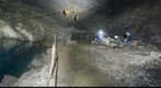 Underground in a slate mine, North Wales