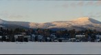 Lake Placid Village in the Snow