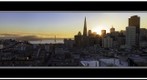 Sunrise over San Francisco City