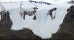 Hughes Glacier in Taylor Valley, Antarctica