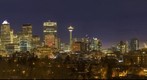City of Calgary Alberta Canada at Night