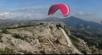 Paragliding reverse launch - French Riviera