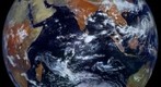 Earth September 26, 2012. Shooting satellite Electro-L