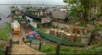 Cargo boats, Rio Itaya