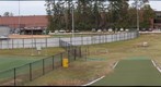 The Woodlands High School, rear view