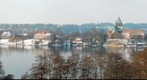 Winterpanorama der Inselstadt Ratzeburg