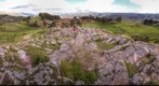 View from above Temple of the Moon, Cusco