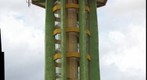 Pari Orcko lookout tower in Potosi, Bolivia.