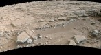 MSL Curiosity Mastcam 100 near-medium field panorama of Yellowknife Bay Area - late afternoon Sol 173
