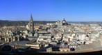 Vista panorámica de Toledo desde la biblioteca de El Alcázar