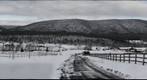 Winter snow in the Fort Valley