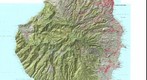 Mapa de relieve de Gran Canaria. Escala 1:50000. Resolución 4m/pixel