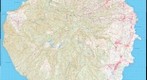 Mapa cartográfico de Gran Canaria. Escala 1:25000