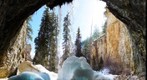 Behind the falls - spouting rock - Hanging Lake